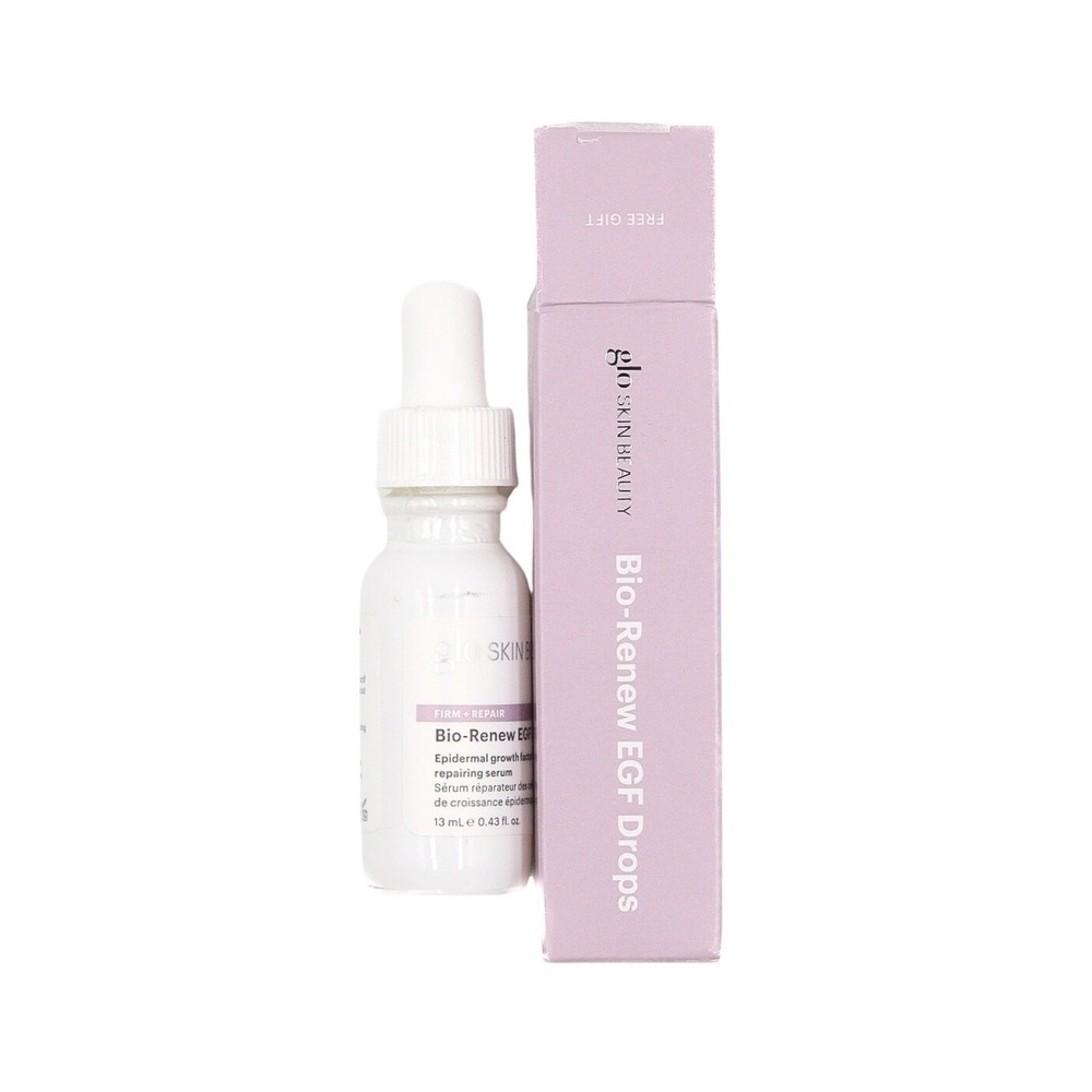 Glo Skin Beauty - Bio-Renew EGF Drops - Repairing Serum - 0.43 fl. oz. / 13 mL
